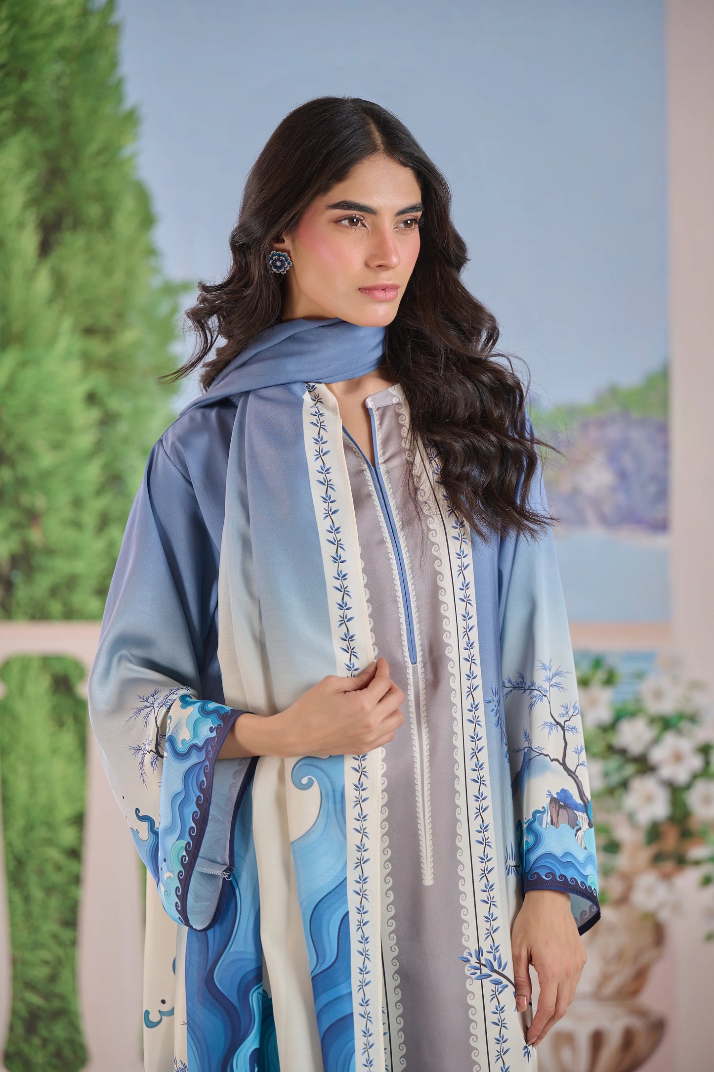 Porcelain Kaftaan 2 Piece