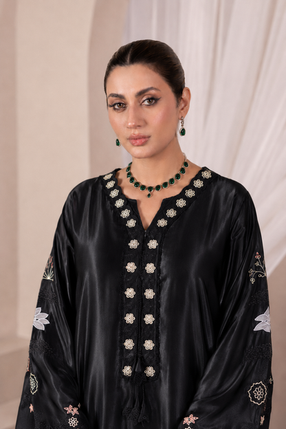 Black Orchid Luxury Farshi Kaftan Set