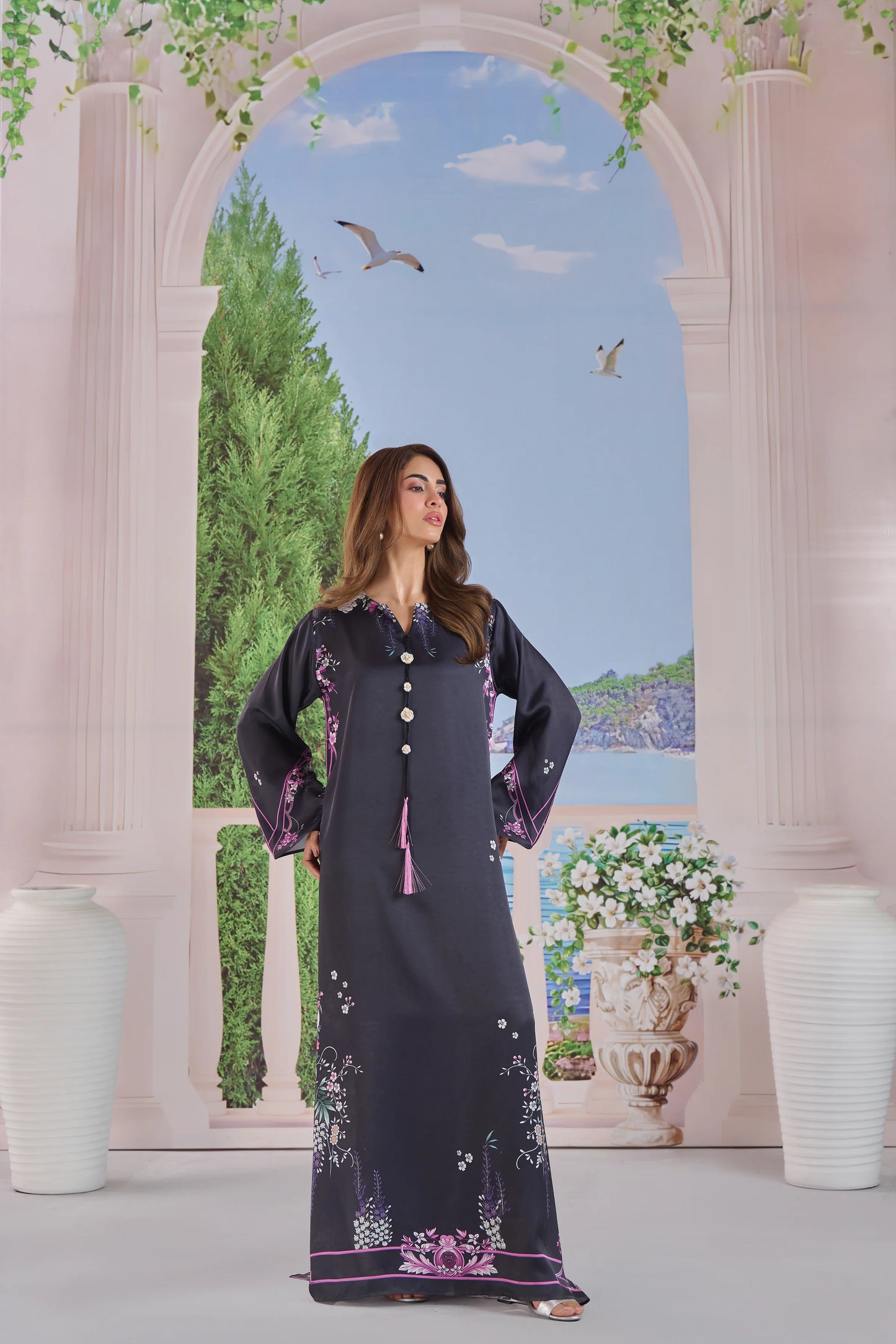 Eclipse Garden Kaftaan 2 piece