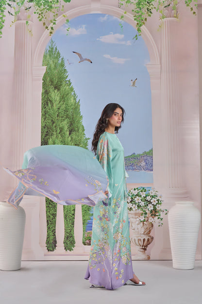 Ethereal Garden Kaftaan 2 Piece