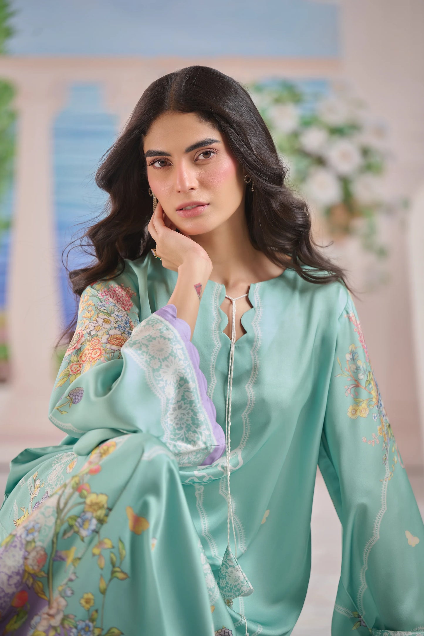 Ethereal Garden Kaftaan 2 Piece