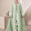 Mint Pearl Luxury Farshi Kaftan Set