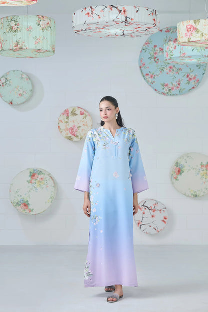 Pastel Bloom Kaftan 2-Piece