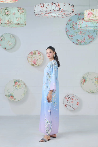 Pastel Bloom Kaftan 2-Piece