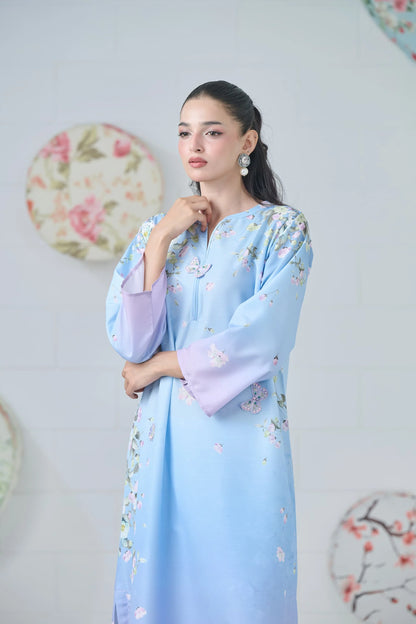 Pastel Bloom Kaftan 2-Piece