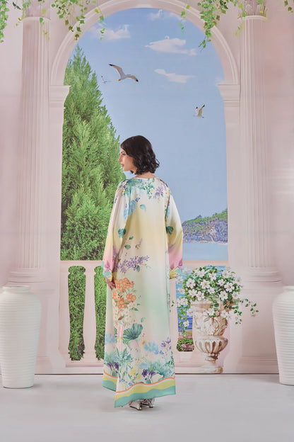 Petal Veil Kaftaan 2 Piece
