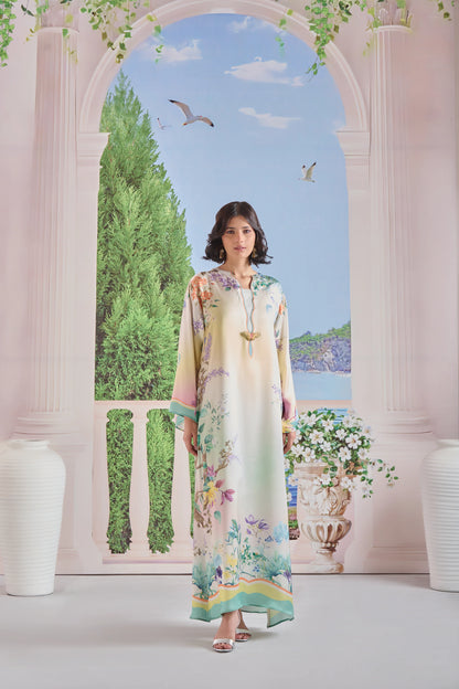 Petal Veil Kaftaan 2 Piece