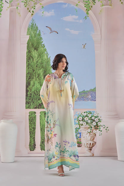 Petal Veil Kaftaan 2 Piece
