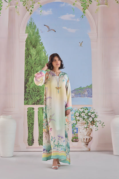 Petal Veil Kaftaan 2 Piece