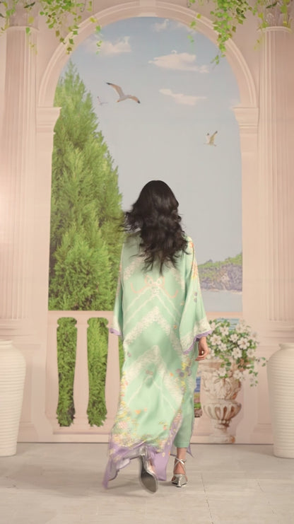 Ethereal Garden Kaftaan 2 Piece